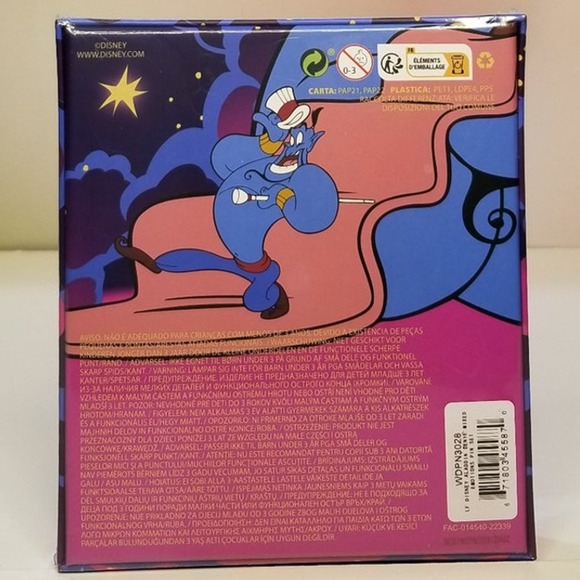 Loungefly Disney Aladdin Genie Mixed Emotions 4pc Enamel Pin Set NWT - Picture 2 of 4